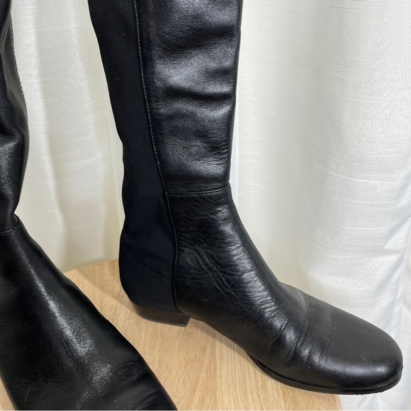 Vince Camuto Black leather over the knee boots - Picture 5 of 7